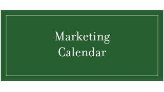 Monrovia's 2025 Marketing Calendar